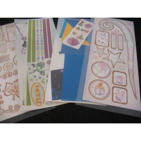 Creative Memories Celebration Combo, 1960's stickers, 2 shts Chalet Gr Lgth NEW - Picture 4 of 4